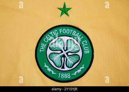 Stemma, logo, badge, emblema del Celtic FC Foto Stock