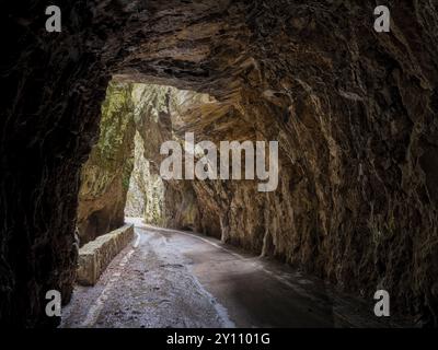 Belvedere strada della Forra, Belvedere strada della Forra Foto Stock