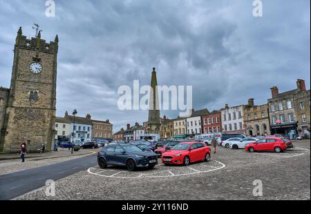 Market Place, Richmond, North Yorkshire Foto Stock