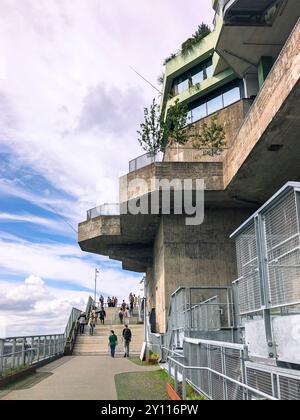 Bunker, Greening, St. Pauli, Amburgo, Germania, Europa Foto Stock