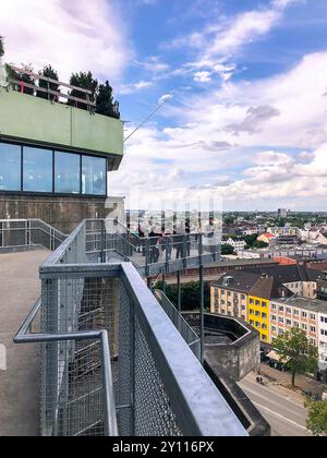 Bunker, Greening, St. Pauli, Amburgo, Germania, Europa Foto Stock