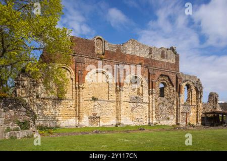 Inghilterra, Kent, Canterbury, St Augustines Abbey, le rovine dell'abbazia Foto Stock