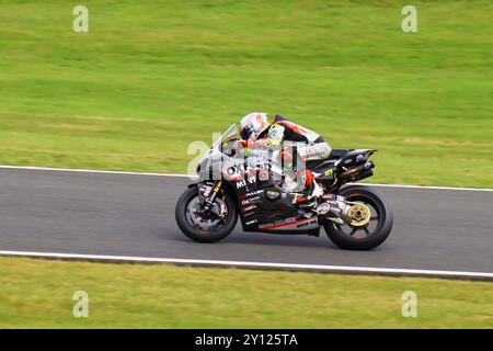 BRITISH SUPER BIKE AL CADWELL PARK 2024 Foto Stock