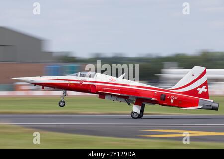 Patrouille Suisse al Royal International Air Tattoo 2024. Foto Stock