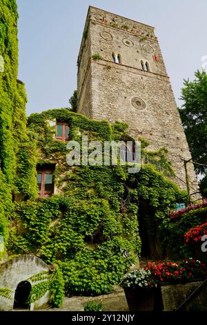 Panorami della Costiera Amalfitana, provincia di Salerno, Campania, Italia Foto Stock
