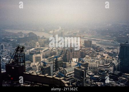 Slide fotografica d'epoca di Londra nel 1992 Foto Stock