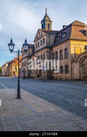 Centro storico di Bayreuth in Baviera, Germania. Foto Stock