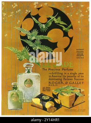 1924 Roger & Gallet 'le Jade' parfumi a Parigi Foto Stock