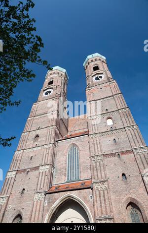 Cattedrale di nostra Beata Signora, Chiesa di nostra Beata Signora, Liebfrauendom, Monaco, Baviera, Germania. Foto Stock