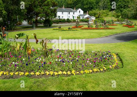 I pluripremiati Trenance Gardens di Newquay, in Cornovaglia, nel Regno Unito. Foto Stock