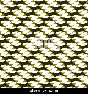 Motivo senza cuciture con motivi geometrici in 3 colori Foto Stock