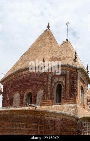 Tempio Pancha Ratna Govinda, divisione Rajshahi, Puthia, Bangladesh. Foto Stock