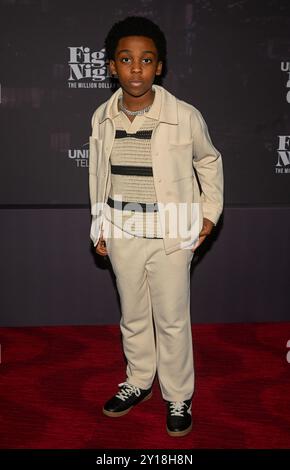 New York, Stati Uniti. 4 settembre 2024. Anthony B. Jenkins partecipa alla prima mondiale di Peacock 'Fight Night: The Million Dollar Heist' al Jazz at Lincoln Center il 4 settembre 2024 a New York. Foto: Jeremy Smith/imageSPACE/Sipa USA credito: SIPA USA/Alamy Live News Foto Stock