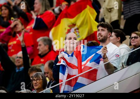 Parigi, 5 settembre 2024, evento paralimpico di tennis su sedia a rotelle. (Foto di Frank Molter) credito: Frank Molter/Alamy Live News Foto Stock
