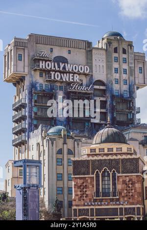 Hollywood Tower of Terror, Disneyland Paris Foto Stock