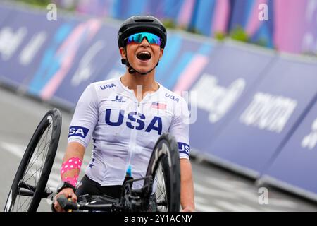 MASTERS Oksana ha vinto la medaglia d'oro alle partite paralimpiche estive a Parigi 2024 crediti: Marco Ciccolella/Alamy Live News Foto Stock