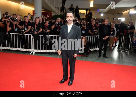 Lido di Venezia, Italia. 5 settembre 2024. Colapesce partecipa al Red carpet del film "Iddu Sicilian Letters" alla 81a Mostra del Cinema di Venezia al Lido di Venezia. Credito: SOPA Images Limited/Alamy Live News Foto Stock