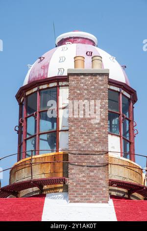 Luce sul faro di Cape Bonavista a Bonavista, Terranova e Labrador, Canada Foto Stock