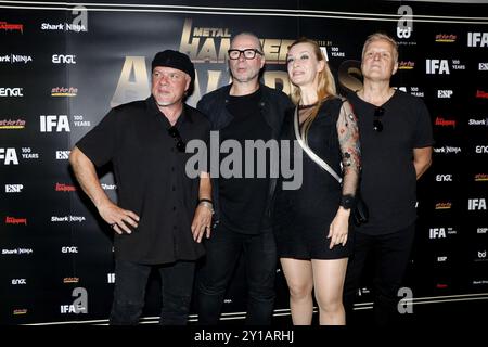 Eric Fish, Michael Boden, Ally Storch e Ingo Hampf da Subway a Sally ai Metal Hammer Awards 2024 nella Uber Eats Music Hall. Berlino, 31.08.2 Foto Stock