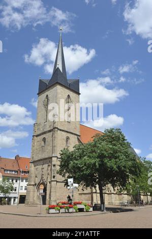 Chiesa evangelica luterana di San Servazio a Duderstadt Foto Stock