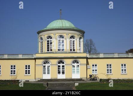 Padiglione della biblioteca nel Berggarten Hannover Foto Stock