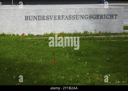 La Corte costituzionale federale di Karlsruhe Foto Stock