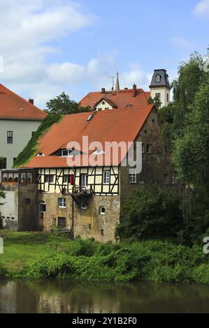 Città vecchia di Merseburg Foto Stock