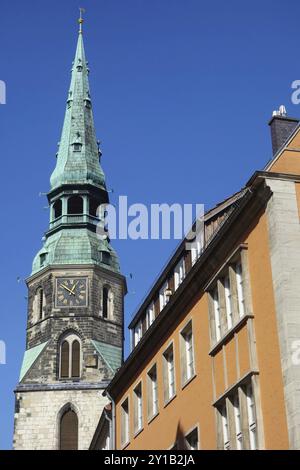 Corte evangelica-luterana Neustadt e Chiesa cittadina di St. Johannis Hannover Foto Stock