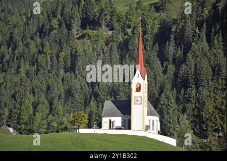 Chiesa parrocchiale di Winnebach in Alto Adige Foto Stock