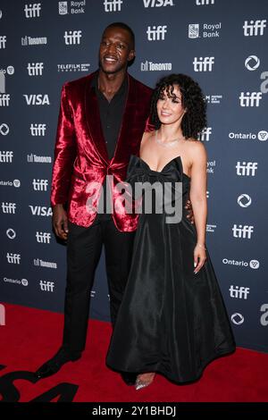 Toronto, Canada. 5 settembre 2024. Partecipa alla prima di "The Cut" durante il Toronto International Film Festival 2024 al Princess of Wales Theatre di Toronto, Canada, giovedì 5 settembre 2024. (Foto di Michael Chisholm/Sipa USA) credito: SIPA USA/Alamy Live News Foto Stock