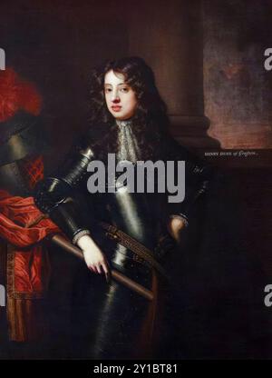 Henry Fitzroy, i duca di Grafton (1663-1690), ritratto a olio su tela dello Studio di Sir Peter Lely, intorno al 1679 Foto Stock