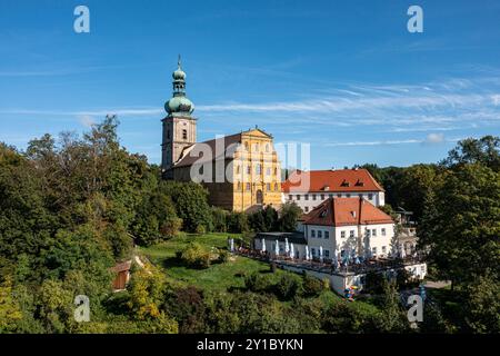 Wallfahrtskirche, Barockkirche, Maria Hilf, Bergwirtschaft, Amberg, Oberpfalz, Bayern Foto Stock