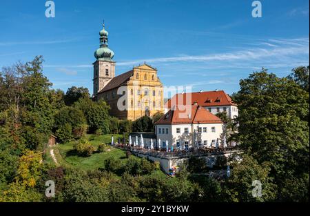 Wallfahrtskirche, Barockkirche, Maria Hilf, Bergwirtschaft, Amberg, Oberpfalz, Bayern Foto Stock