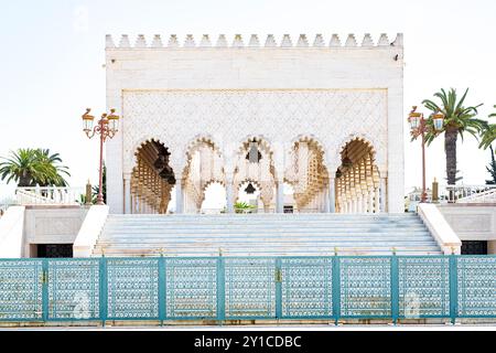 Museo del Mausoleo di Mohammed V, Rabat Foto Stock