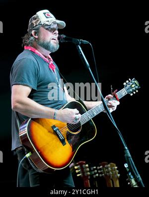 GAINESVILLE, FLORIDA, STATI UNITI. 05 SETTEMBRE 2024. Due volte vincitore del Grammy Award Zach Williams che si esibisce dal vivo. Credito: Bill Ragan/Alamy Live News Foto Stock