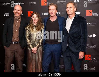 Matt Haig, Kelly Macdonald, Damian Lewis & Euros Lyn, Edinburgh International Film Festival for the Radleys, Scotland, UK Foto Stock