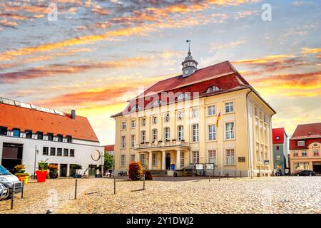 Malchin, Germania Foto Stock