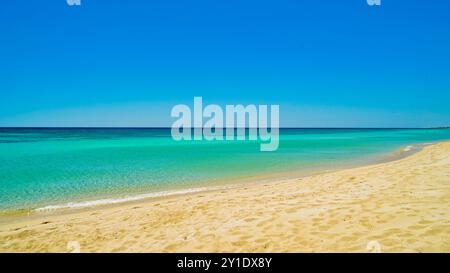 Spiaggia di Manduria, San Pietro in Bevagna Taranto, Puglia, Italia Foto Stock