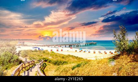 Spiaggia di Rerik, Germania Foto Stock