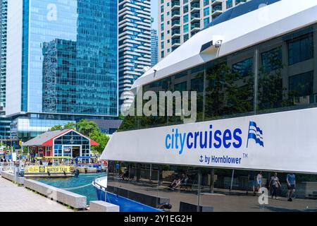 City Cruises di Hornblower, Toronto, Canada Foto Stock