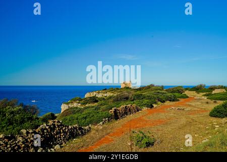 Torre Uluzzo,Nardò,Jonica Coast,Puglia,Italia Foto Stock