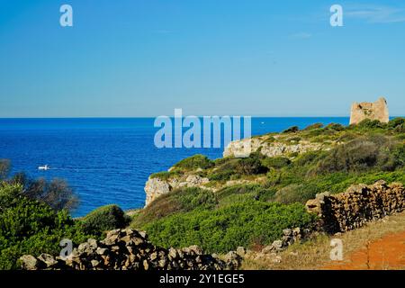 Torre Uluzzo,Nardò,Jonica Coast,Puglia,Italia Foto Stock