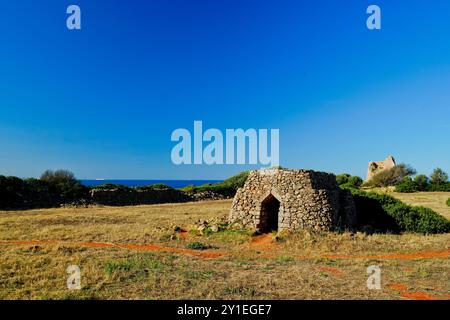 Torre Uluzzo,Nardò,Jonica Coast,Puglia,Italia Foto Stock