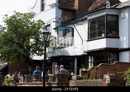 Il pub Dirty Duck, Stratford-upon-Avon, Warwickshire, Regno Unito Foto Stock