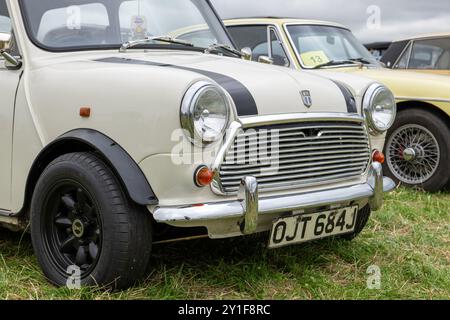 Low Ham.Somerset.Regno Unito. 20 luglio 2024.Una Leyland Mini britannica del 1971 è in mostra al Somerset Steam and Country Show Foto Stock