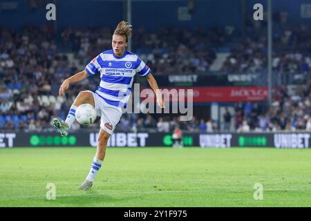 Doetinchem, Paesi Bassi. 6 settembre 2024. DOETINCHEM, PAESI BASSI - 6 SETTEMBRE: Donny Warmerdam di De Graafschap durante la partita olandese Keuken Kampioen Divisie tra FC Eindhoven e Jong FC Utrecht allo Stadion De Vijverberg il 6 settembre 2024 a Doetinchem, Paesi Bassi. (Foto di Ben Gal/Orange Pictures) credito: Orange Pics BV/Alamy Live News Foto Stock