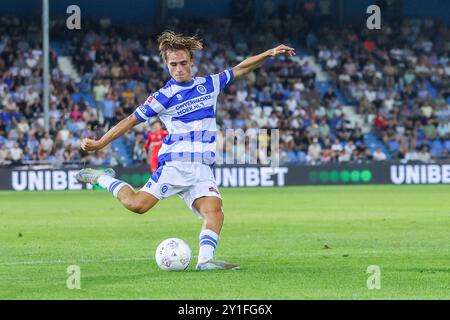 Doetinchem, Paesi Bassi. 6 settembre 2024. DOETINCHEM, PAESI BASSI - 6 SETTEMBRE: Donny Warmerdam di De Graafschap durante l'incontro olandese Keuken Kampioen Divisie tra de Graafschap e FC Eindhoven allo Stadion De Vijverberg il 6 settembre 2024 a Doetinchem, Paesi Bassi. (Foto di Ben Gal/Orange Pictures) credito: Orange Pics BV/Alamy Live News Foto Stock