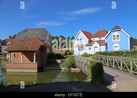 Eaux Vives, Belle Dune, Promenade du Marquenterre, Fort Mahon Plage, Côte Picarde, somme, Hauts de France, la Manche, Francia, Europa Foto Stock