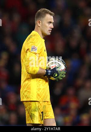 Cardiff, Regno Unito. 6 settembre 2024. Mert Gunok della Turchia durante la partita di UEFA Nations League al Cardiff City Stadium di Cardiff. Il credito immagine dovrebbe essere: Darren Staples/Sportimage Credit: Sportimage Ltd/Alamy Live News Foto Stock