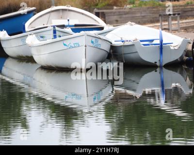 Sheerness, Kent, Regno Unito. 7 settembre 2024. Tempo nel Regno Unito: Calma ancora mattina a Sheerness, Kent. Crediti: James Bell/Alamy Live News Foto Stock